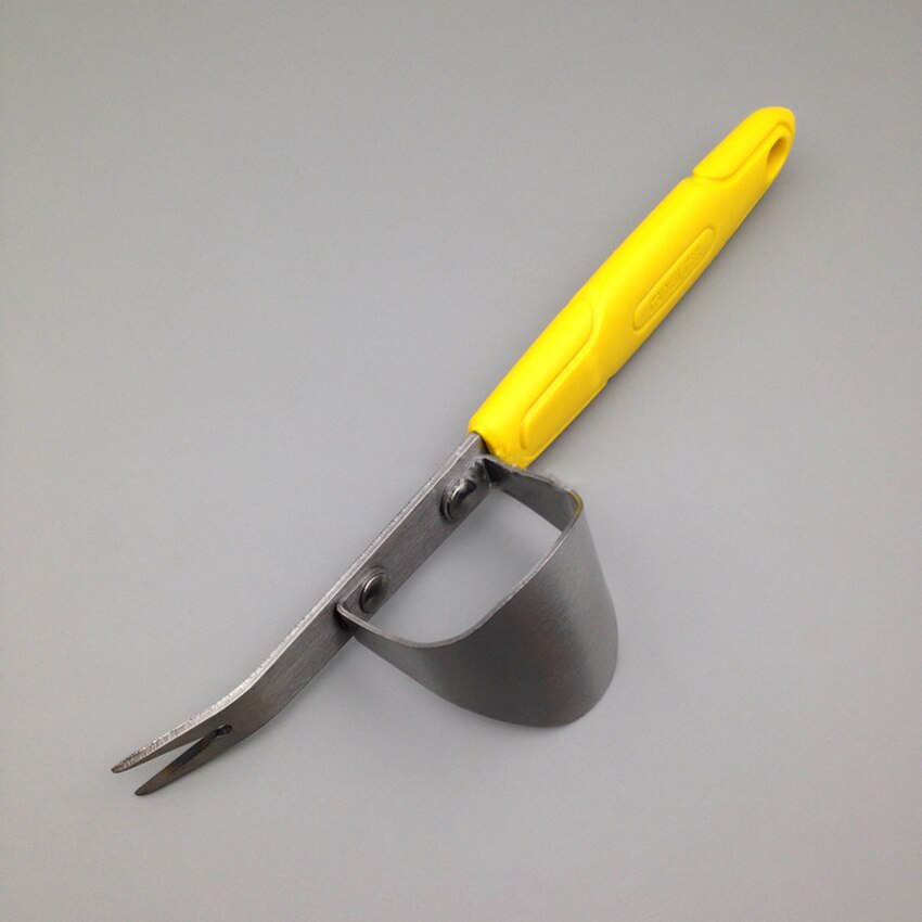 Weeder de mano de acero inoxidable, herramientas de escarda para jardín, césped y jardín, trasplante de tierras de granja, tenedor de excavación, deshierbe de jardinería