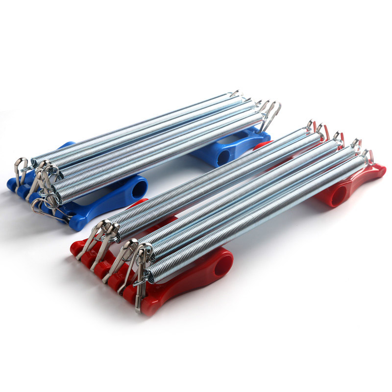 Chest Arm Expander Plastic Handle Hand Gripper Arm Pull Bar Weight Exerciser with 5 Springs &T8