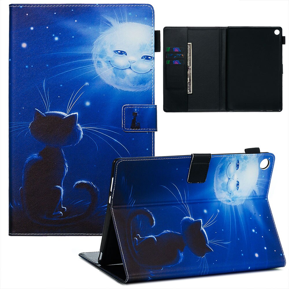 Tablet Case for Huawei MediaPad M5 8.4" & M5 Pro 10.8" - PU Leather Flip Stand Cover with Animal Print: 09 / M5 8.4 inch