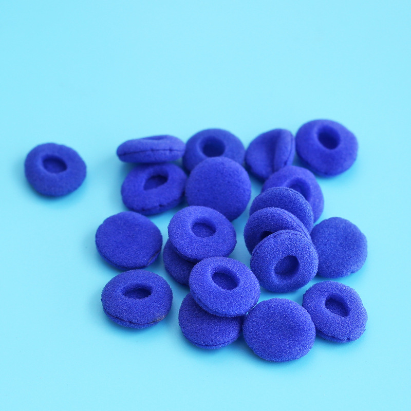 50 stücke Flache Kopfhörer Schwamm Schaum Abdeckung Bass Kopfhörer Ohr Tipps Staubdicht verrotten Blau Schwarz Weiß Farben Schaum Abdeckungen