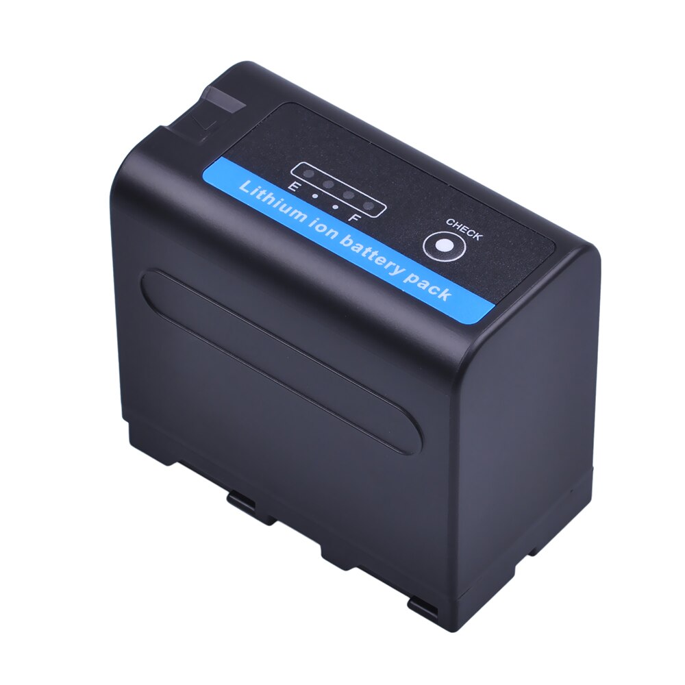 2 pièces 7.2 V 7200 mAh NP-F970 NP-F960 Batterie Appareil Photo avec alimentation LED Indicateur pour Sony NP-F960 NP-F970 Batterie NP F960 Batteria