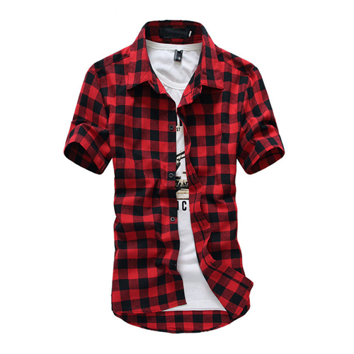 Enlision Geruit overhemd voor heren, geruite shirts met lange mouwen