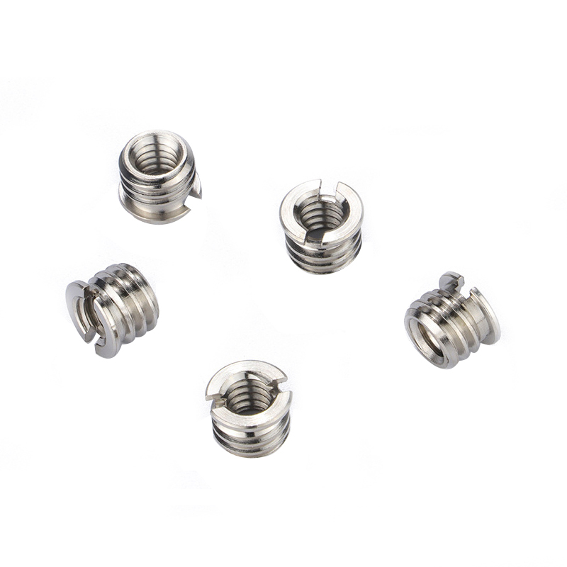 6 uds tuerca de tornillo de cámara M6 1/4 a 3/8-16 pulgadas tornillo de conversión cabeza de bola adaptador de montaje de tornillo de liberación rápida para monopié de cámara DSLR