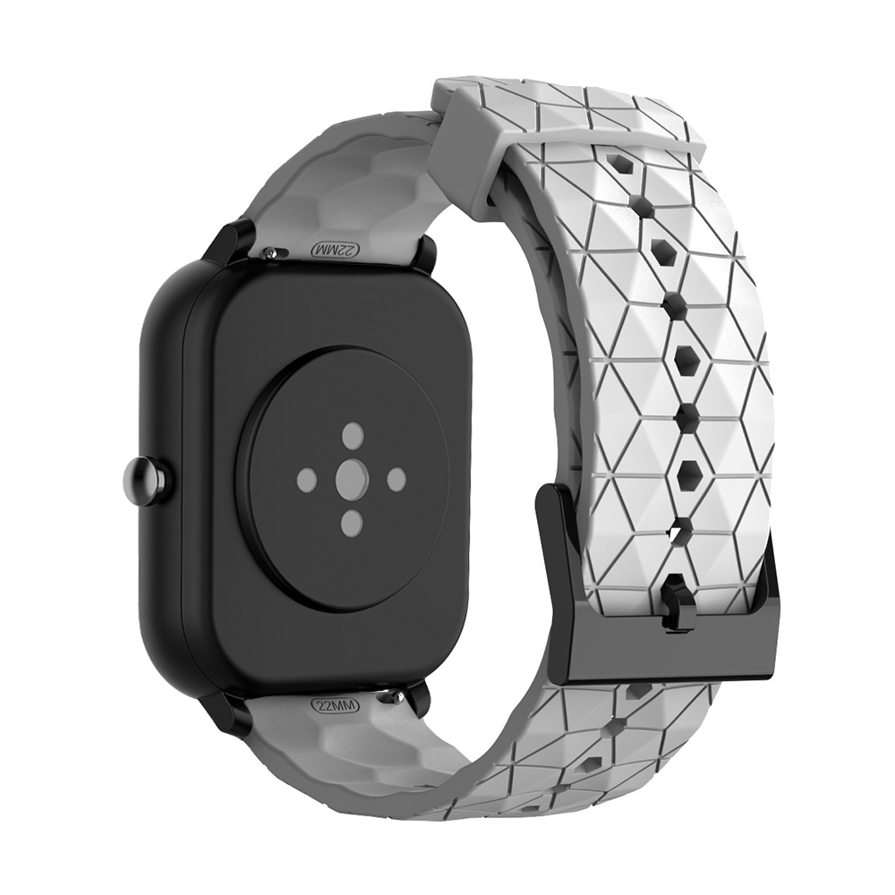 20mm/22mm -reim til amazfit gts 4/2/2e/3/ gts 2 mini/gtr /4/3/ pro/gtr 2/42mm/ stratos silikonarmbånd amazfit bip-rem: Lilla grønn / 20mm