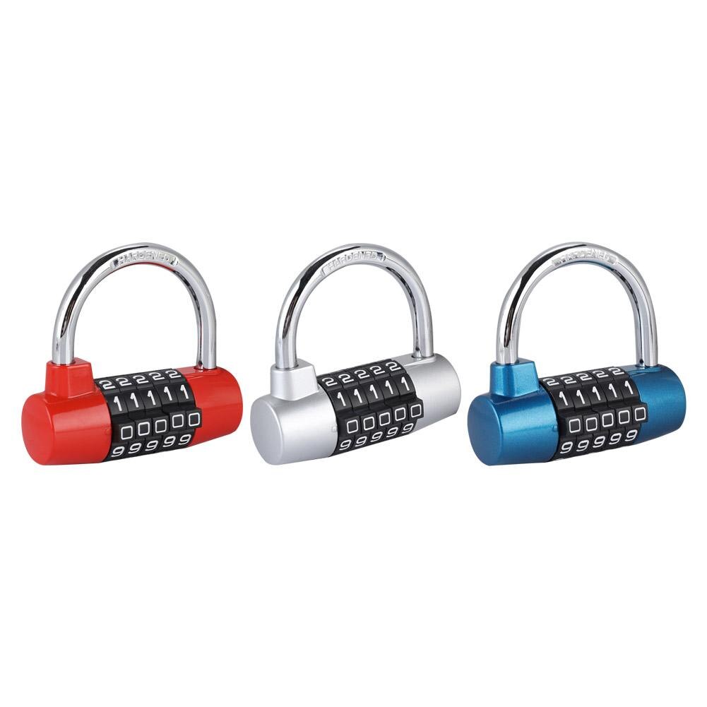 5 Digit Code Lock Padlock U-shaped Suitcase Door C... – Vicedeal