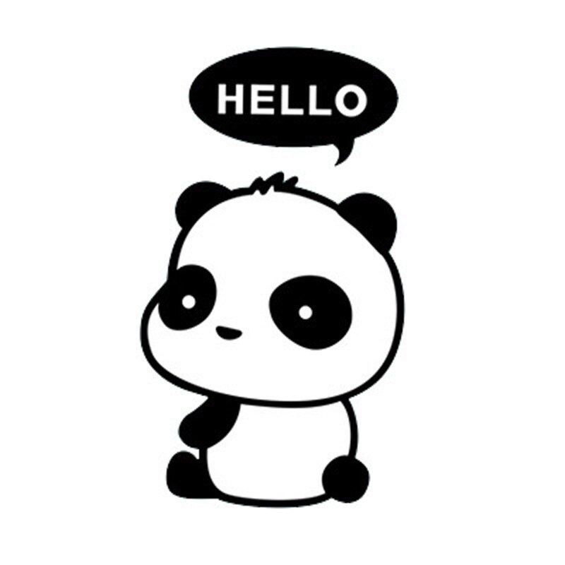 Sød panda switch klistermærke på væggen børneværelser vinyl til boligindretning kunstmærkater aftagelige dejlige vægklistermærker: Mønster 3
