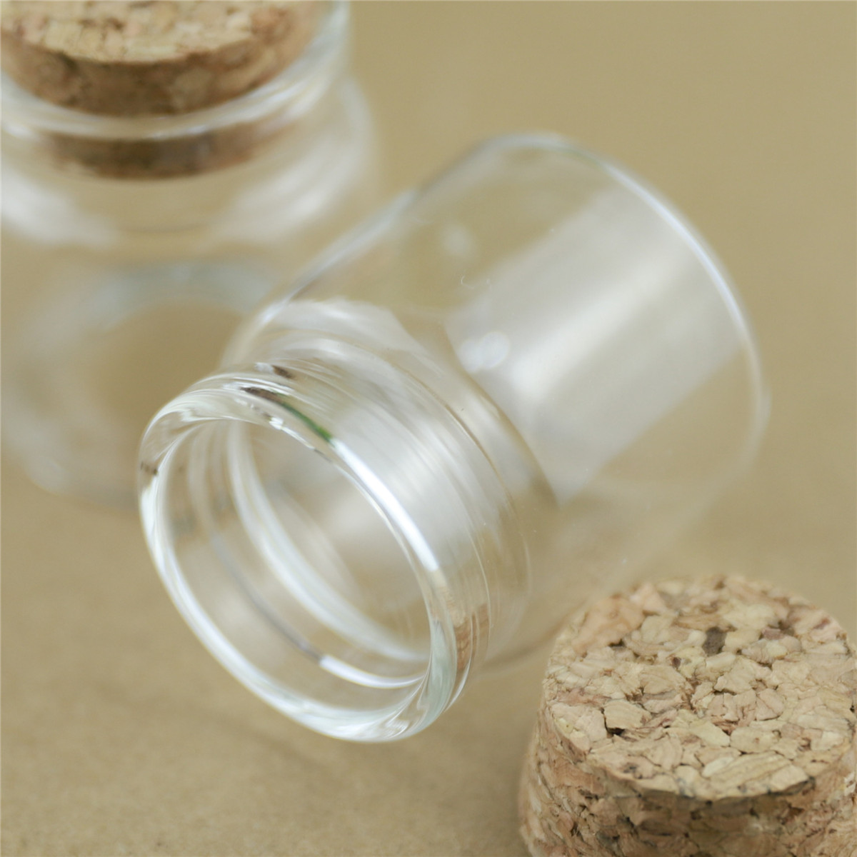 24 Stuks 20Ml 30*50Mm Glazen Flessen Met Gouden Al... - Grandado