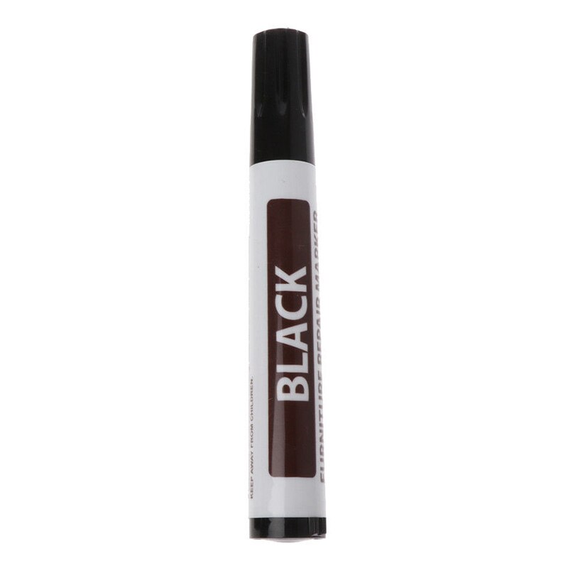 Furniture Repair Pen Markers Scratch Filler Paint Remover For Wooden Cabinet Floor Tables Chairs SEC88: Black