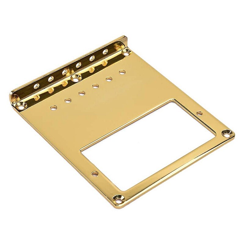 Top Loader Guitar Bridge Plate for Fender Telecaster TL Electric Guitar Pickup Replacement Parts Accessories (Gold)