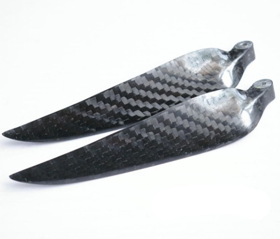 Hélice plegable de fibra de carbono 9,5x5,10x6,11x6,11x8,12x6,13x8,14x8 2 hojas para accesorios de avión RC modelo de ala fija modelo RC