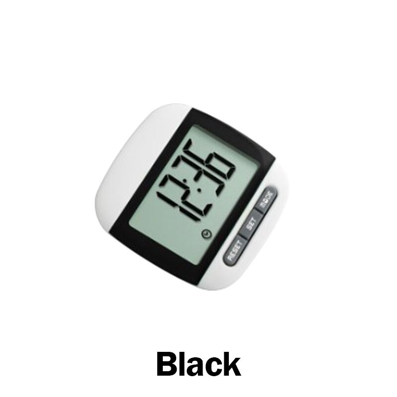 4- siffriga nummerräknare handfinger mekanisk manuell räkning tally clicker timer utomhus sport golf fotboll counter nyckelring: Svart