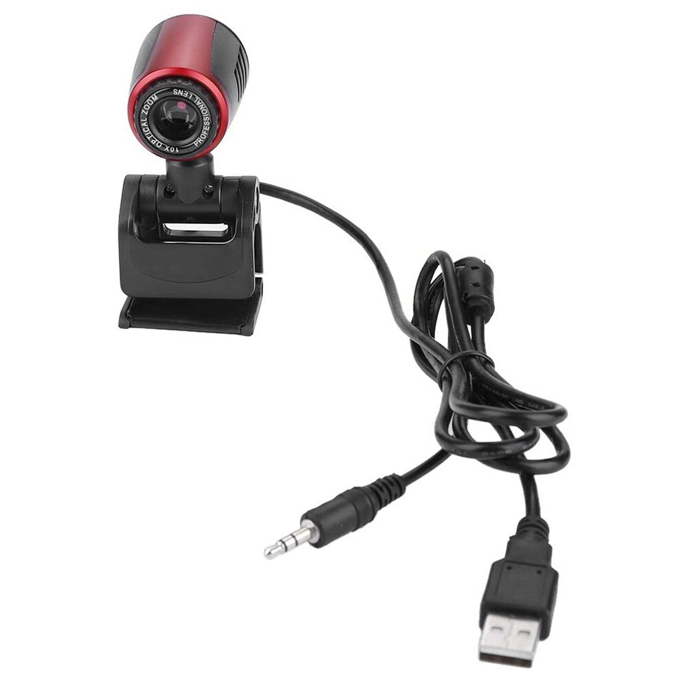 10MP HD USB 2.0 Web Camera Live Video High Definition Portable Webcam with MIC for Household Computer Accessories