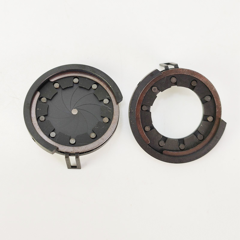 Optics Iris Camera Adapter Microscope Condenser Aperture Diaphragm Optical Instruments Black Mini Amplifying Diameter Adjustable