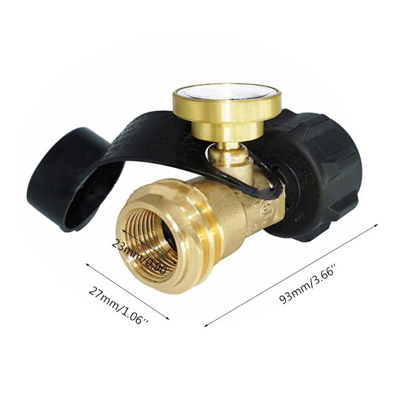 Universal bbq gas propan tryckmässingsmätare tank rv tryckmätare nivåindikator adapter läckagedetektor gasmätning