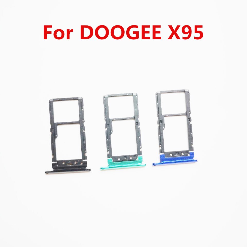 Originele Voor Doogee X95 Sim Slot Kaarthouder Tf Trayer Slot Voor Doogee X95 Mobiele Telefoon