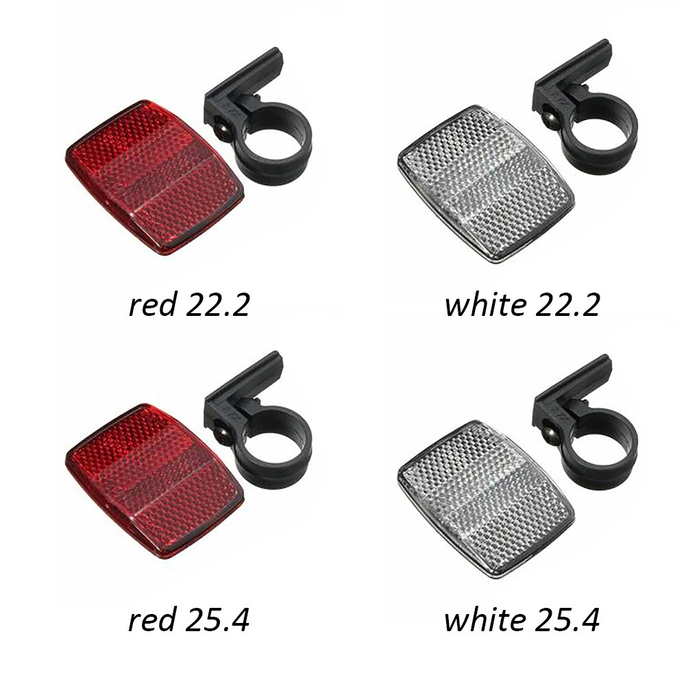 EMVANV Universele Fiets Veiligheid Reflector, Fiets Fietsen Veiligheid Voor Achter Reflectoren, Rood Waarschuwingslampje voor Bike