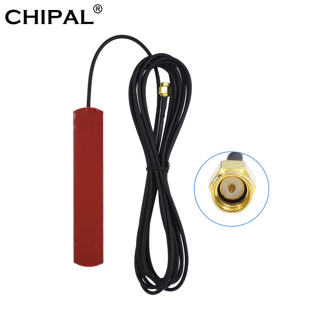 Chipal Originele 3G 4G Lte Wifi Patch Antenne Met Sma Male Connector SMA-M Plug Gsm Antenne RG174 Met 3M Lengte Kabel Voor Gsm