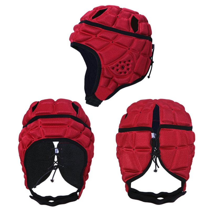 Kids Football Helmet - Soft Padded Headgear - Anti-Collision Head Protection for Young Players