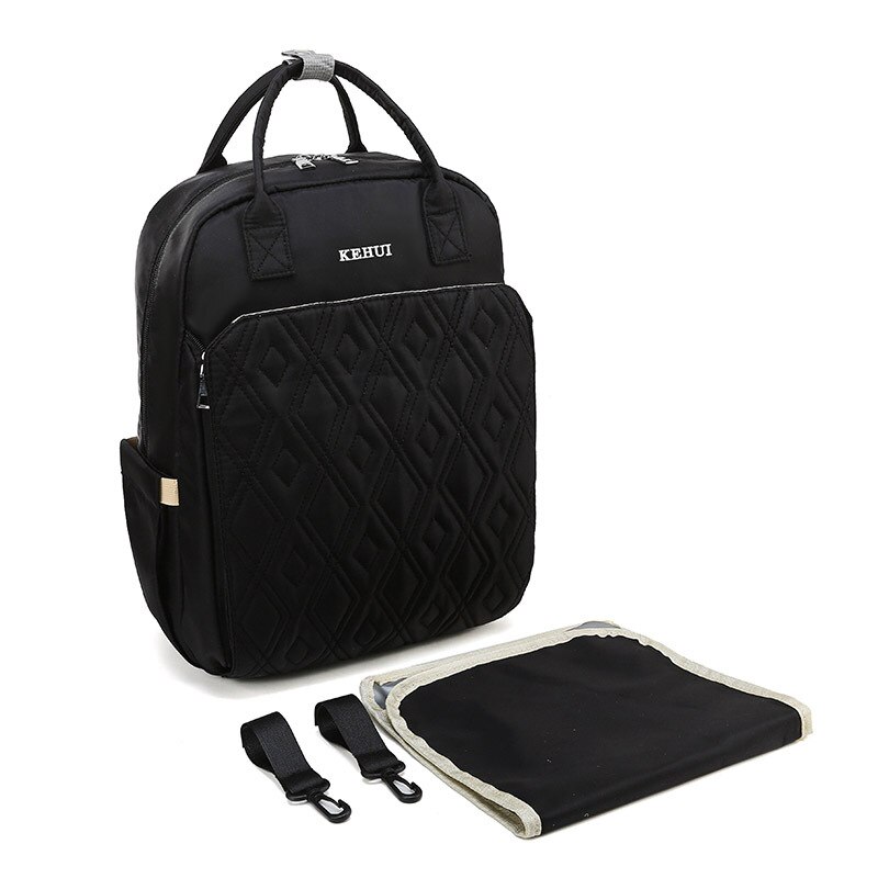 Multifunctionele Luiertas Waterdichte Outdoor Baby Stuff Organizer Luiertas Wandelwagen Haken Grote Capaciteit BZT072: BZT072A