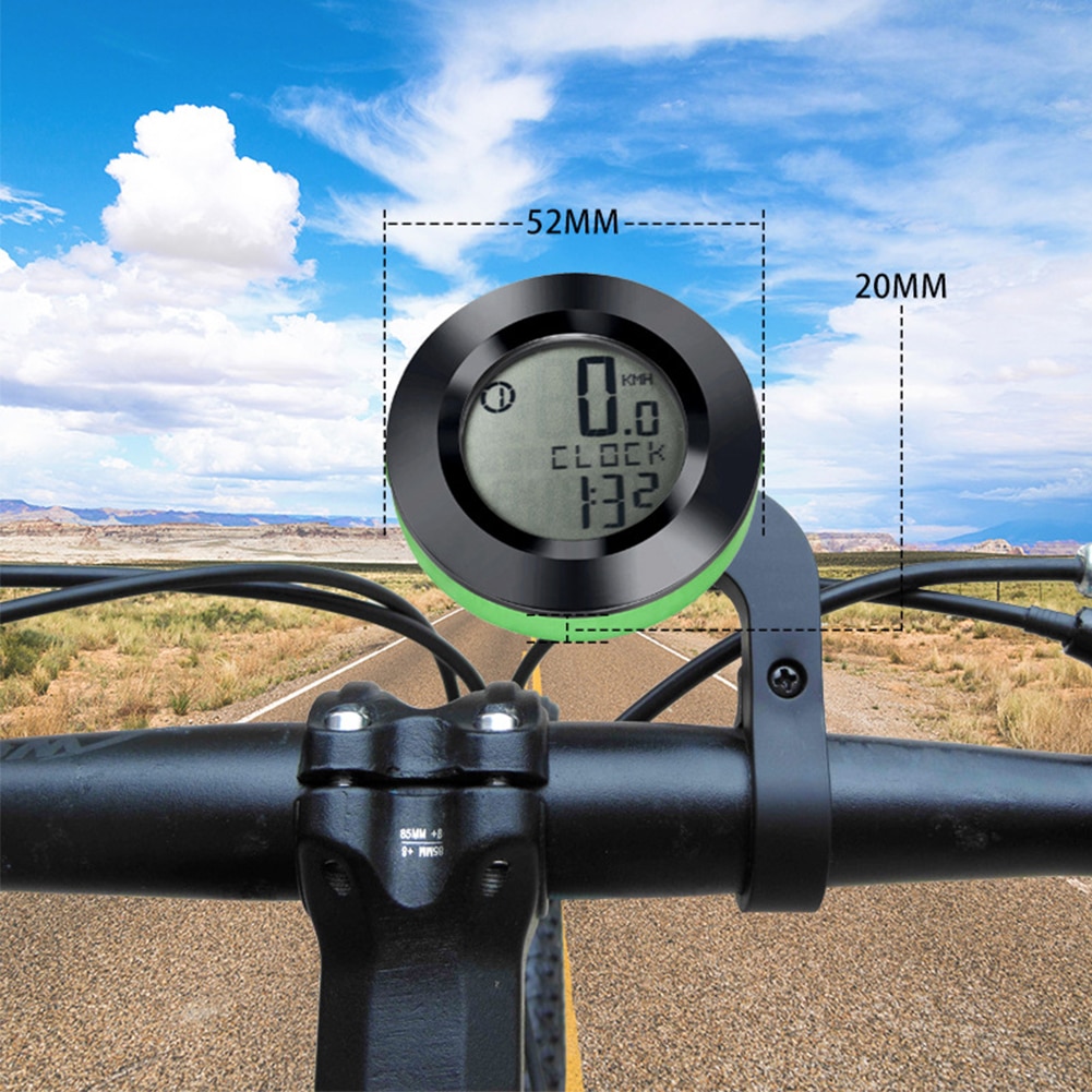 Waterproof Stopwatch Bike Bicycle Speedometer Backlight Odometer Black Cycling Wireless Computer Extension Holder Bicycle Parts