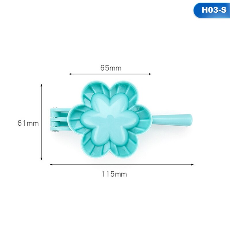 Pour S/M/L 3 modèle boulette moule coeur papillon fleur forme bricolage boulettes faisant pâte presse tarte boulette Ravioli moule cuisine: Flower S