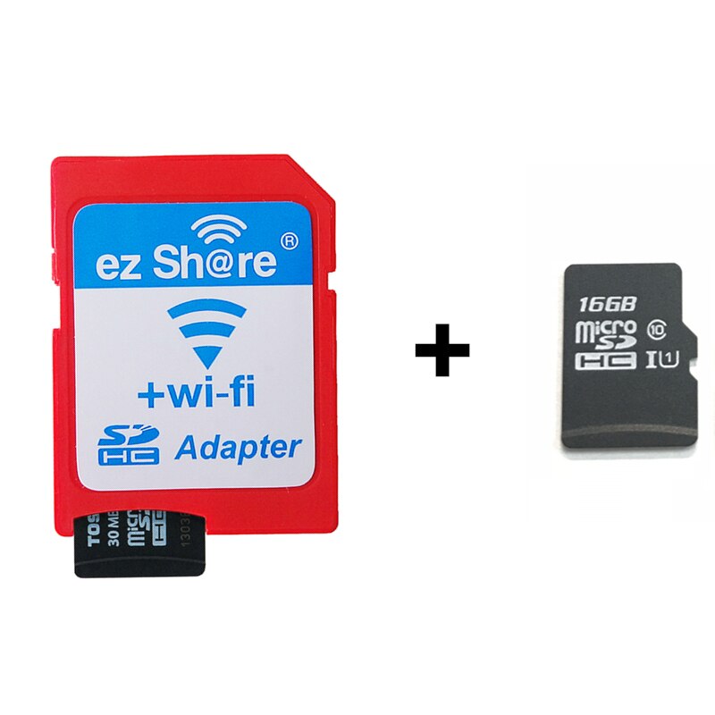 Wireless WiFi TF Micro SD To SD Adapter Camera Memory Card Support 8GB 16GB 32GB TF Microsd Card Reader: add 16gb tf card