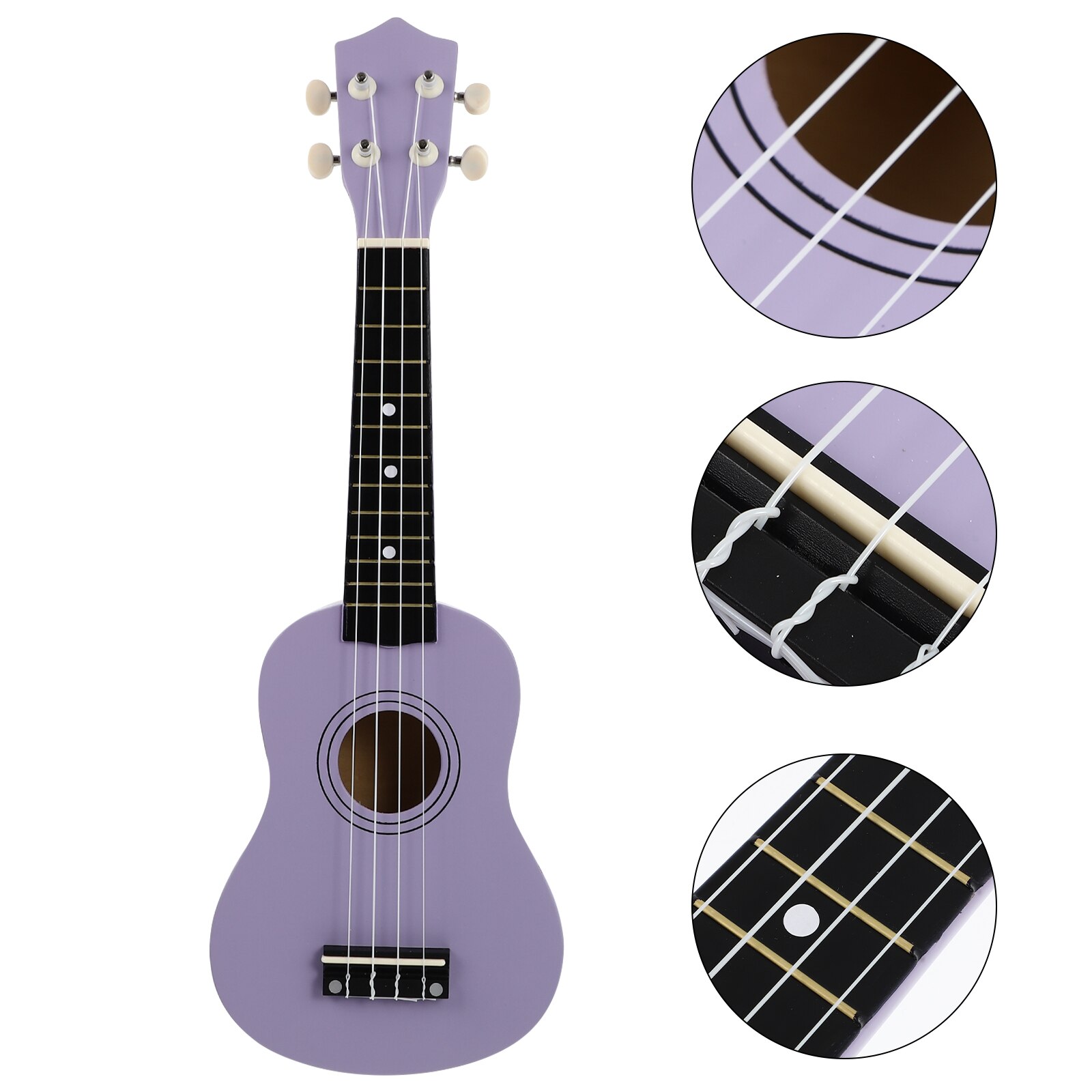 Kids Guitar Musical Toy Ukulele Classical Instrument(Brown), Wooden Play Guitar For Kids Aged 3 4 5 6 7 8 Year Old