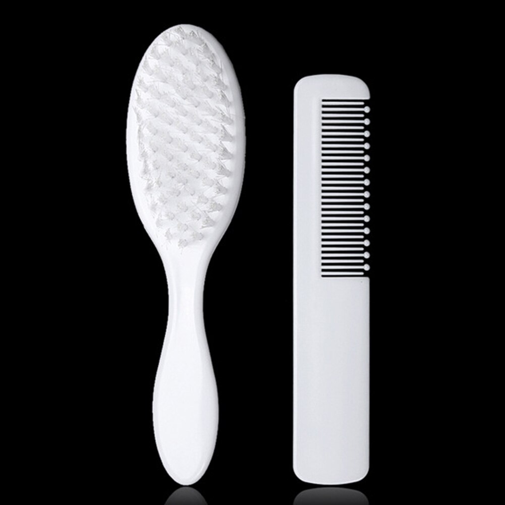 Masaje de cabeza bebé recién nacido ABS suave portátil Simple cabello de la tiña del cuero cabelludo eliminar bebé peine cepillo de pelo cuidado Set de utensilios para el cuidado del bebé