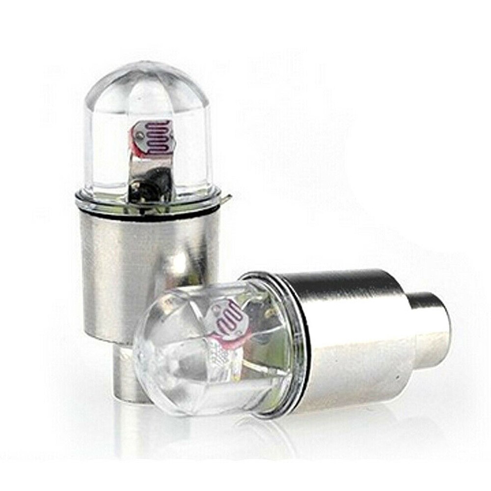 4 STUKS Autoband Wiel Band Ventiel Cap Neon LED Licht Lamp Decoratieve Verlichting Voor Fiets Fiets Auto motorfiets