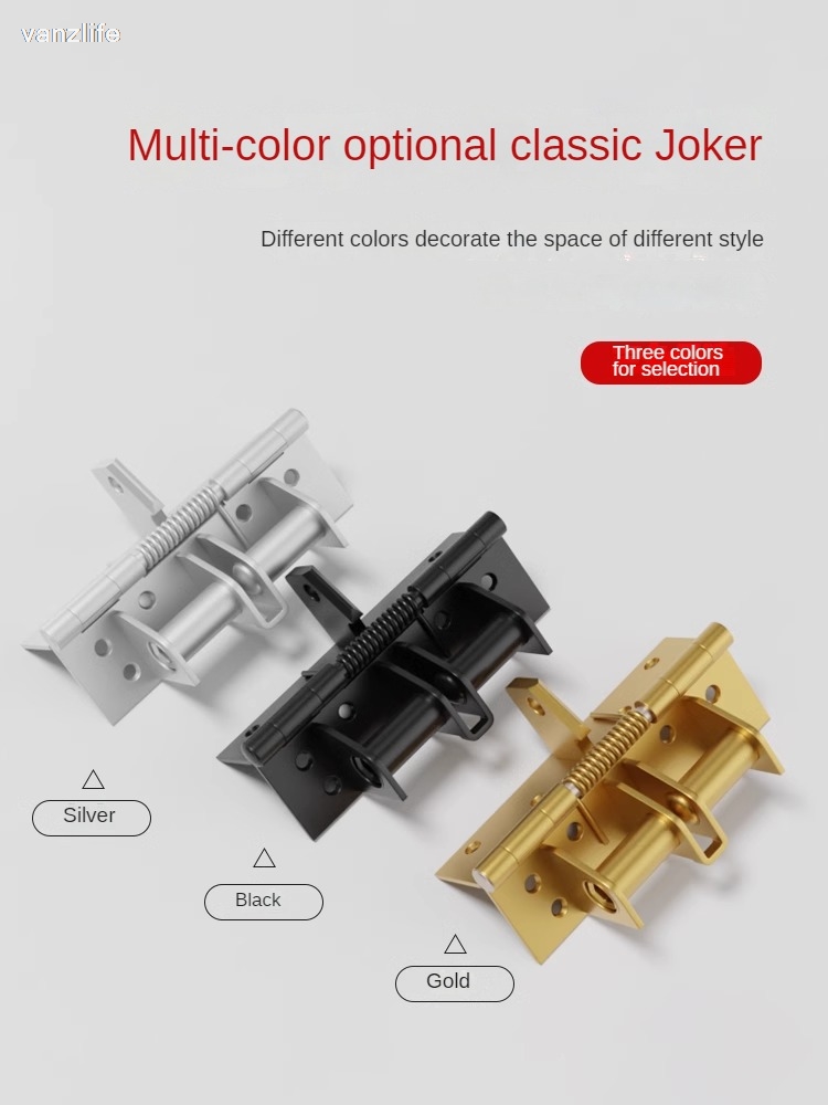Bisagra de resorte de puerta de cierre automático, cierre de puerta de madera, rebote, armario, Invisible, posicionamiento de ángulo recto de 90 grados