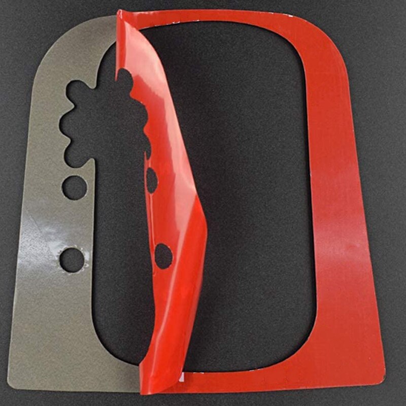 Cubierta de Panel de cambio de marchas de coche de fibra de carbono pegatina Interior embellecedora para Golf 6 MK6 Accesorios