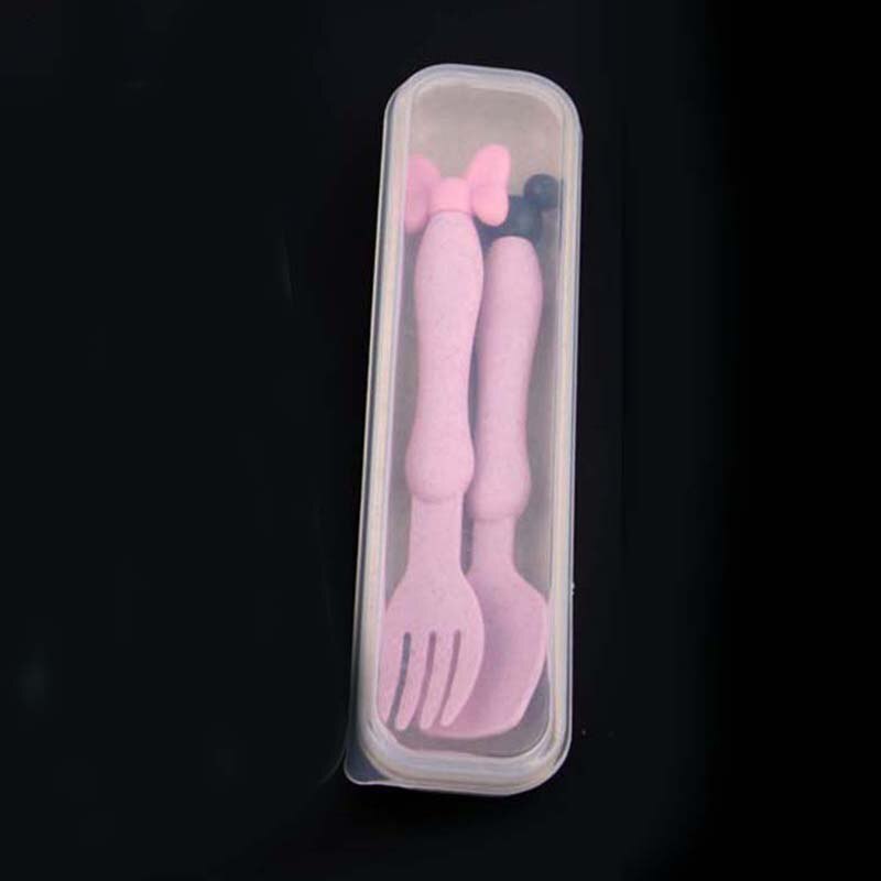 Vaisselle bébé cuillères vaisselle Gadget Boon enfants couverts fourchettes alimentation infantile couverts cuillère pour bébé enfant ustensiles: Pink  New Box