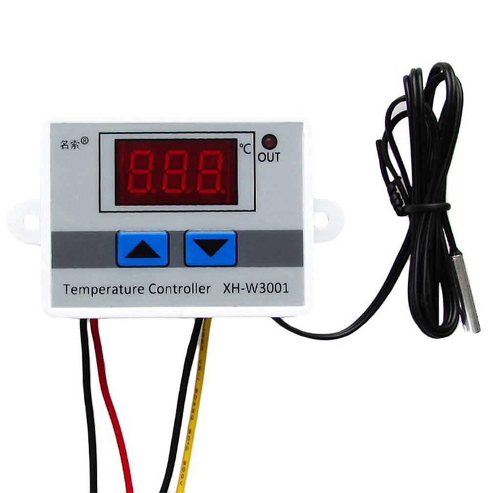 Temperatuurregelaar STC-1000 – Digitale Thermostaat – 110-220V – -50°C Tot 99°C – Met NTC Sensor – Voor Koeling & Verwarming