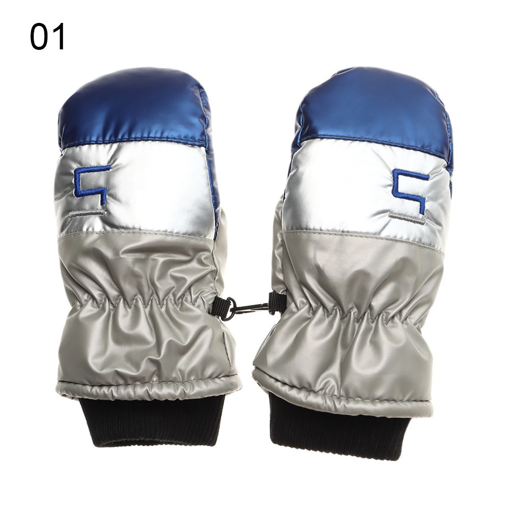 1 Paar Kinderen Ski Handschoenen Lange Mouwen Wanten Winter Winddicht Waterdicht Dikke Warm Antislip Herten Konijn 7-14 Jaar Oud: 1