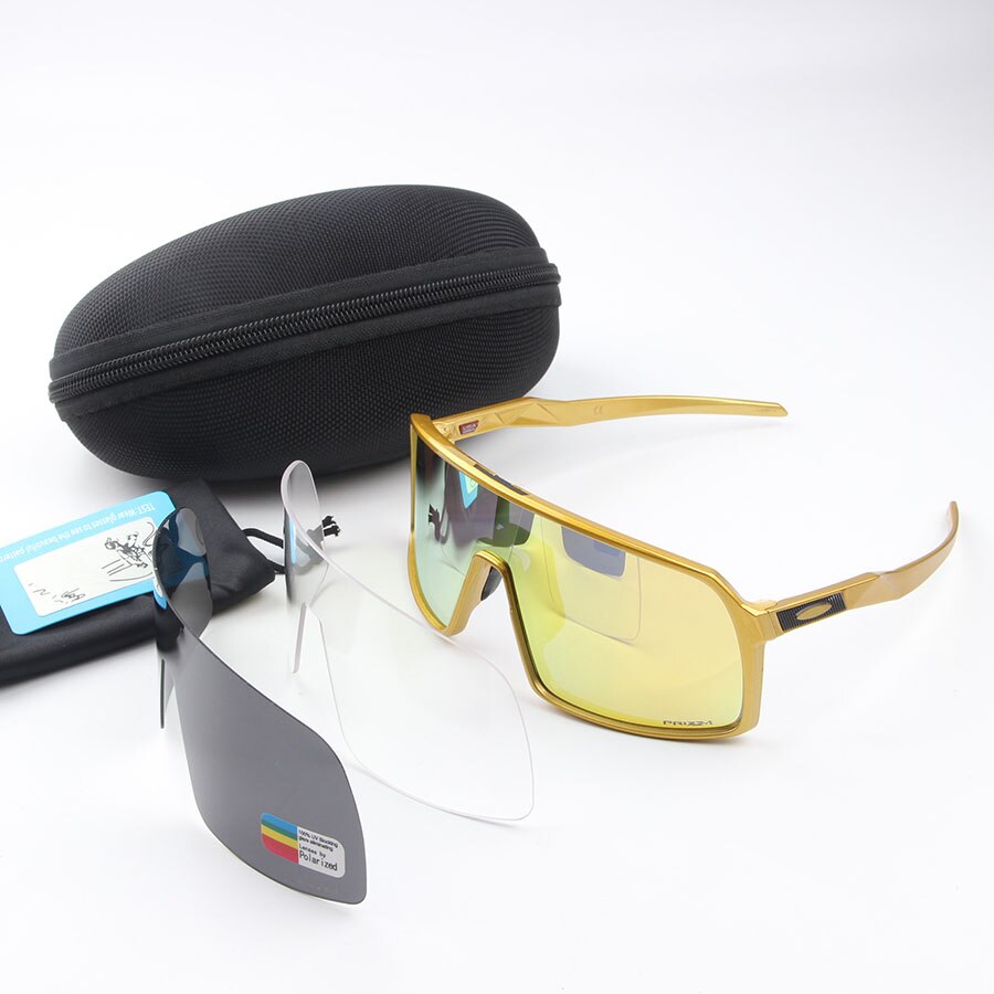 Sport Polarisierte Sutro Radfahren Brille Radfahren Brille Männer Frauen bike Gläser UV400 Radfahren sonnenbrille 3 Objektiv