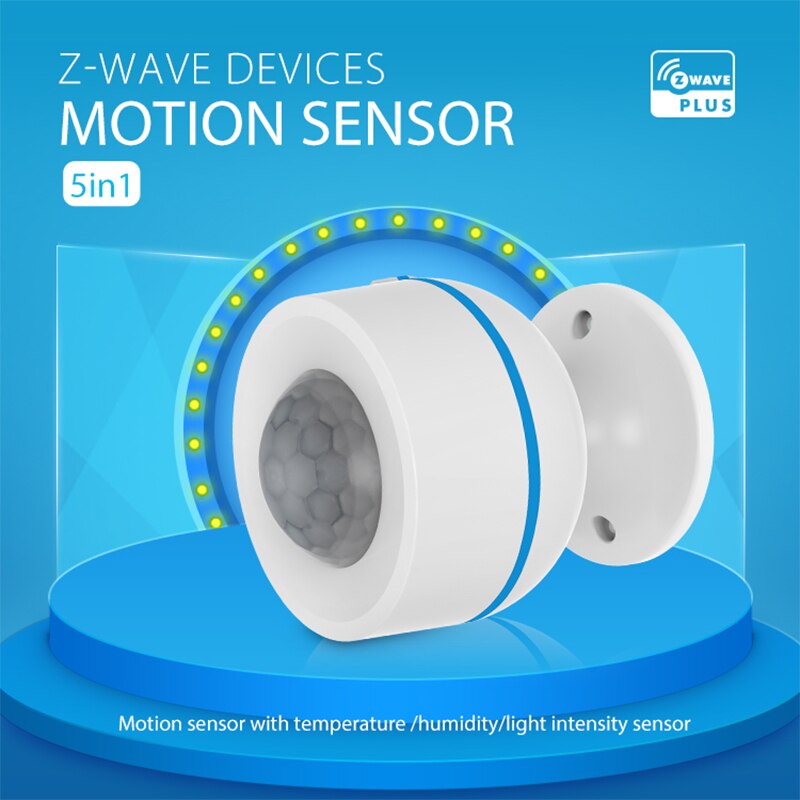 Z Wave Plus 700Serie Pir Motion Detector Met Temperatuur Vochtigheid Licht Sensor Werken Met Smartthing,Vera