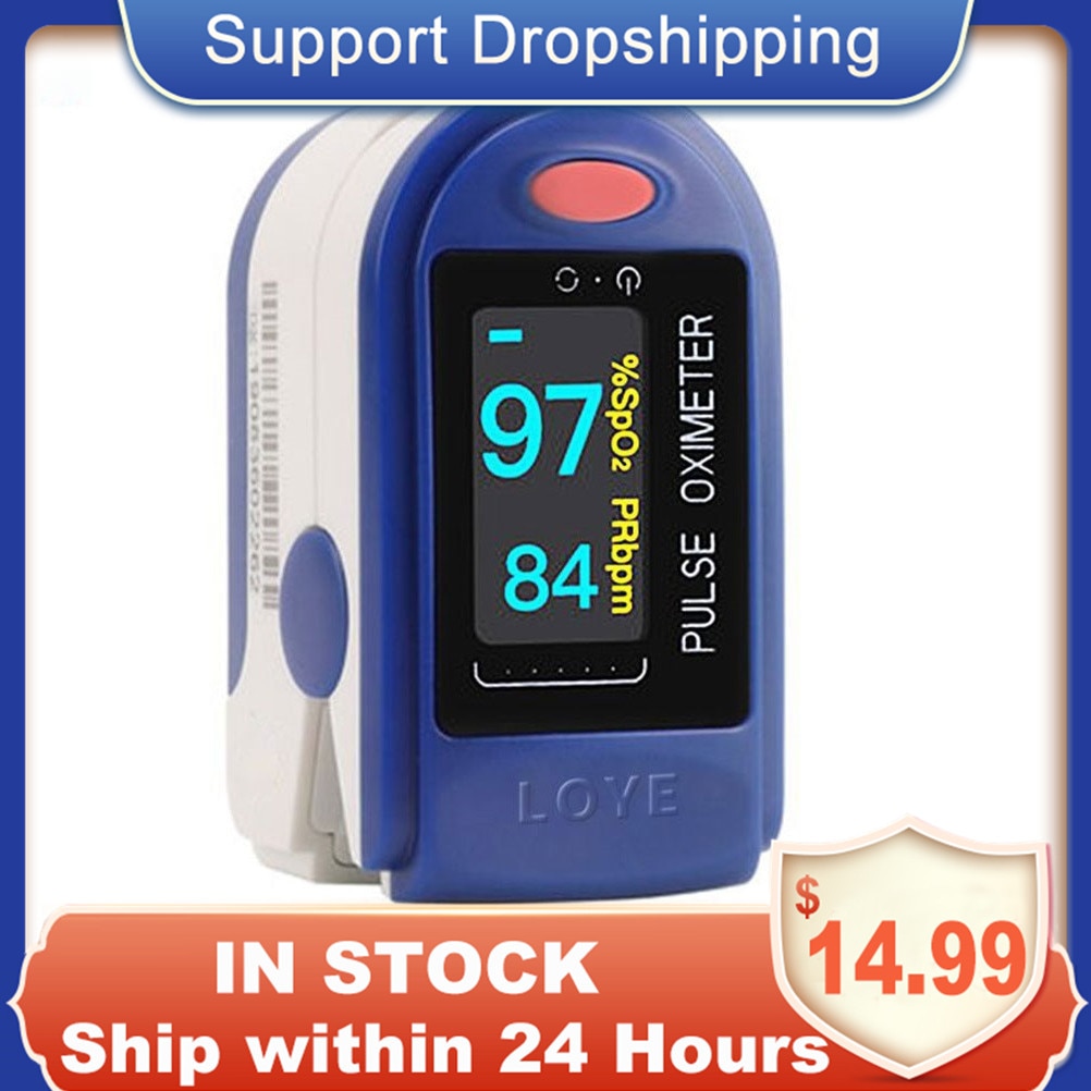 Fingertip Pulse Oximeter Blood Pressure Oximetry Heart Rate Monitor SpO2 Oximetry Monitor without Battery Adult Kids