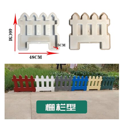 Plastformer vegg betong gips hage hus vegg stein fliser stein form sement murstein maker form 69*49cm: Elfenben
