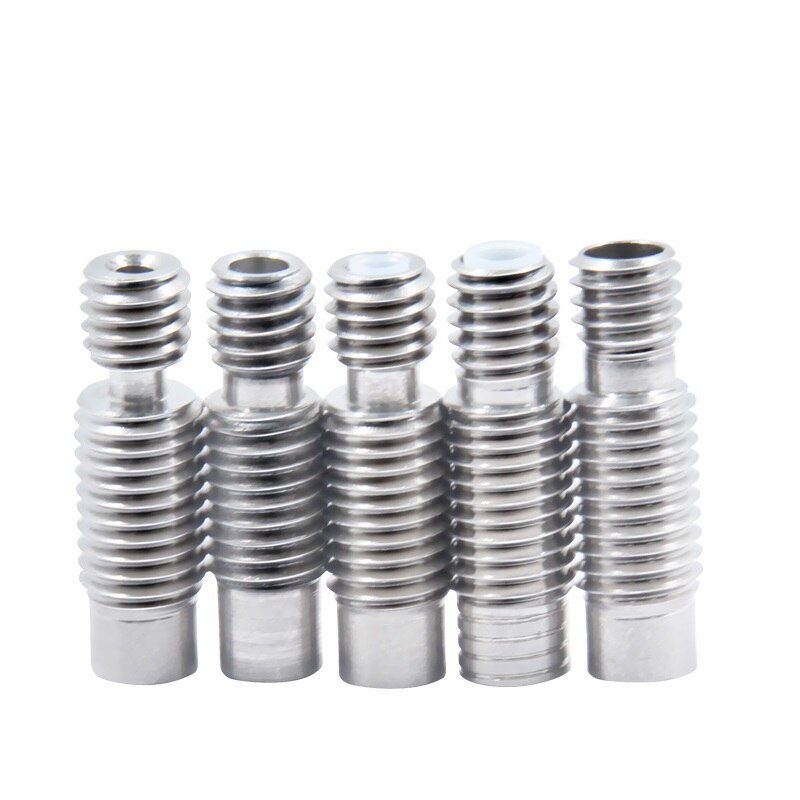 mega 10 pz 5 pz E3D V6 gola HeatBreak M7 M6 filetto stampante 3D parte per 1.75 3mm con PTFE tubo di alimentazione tubo estrusore Hotend
