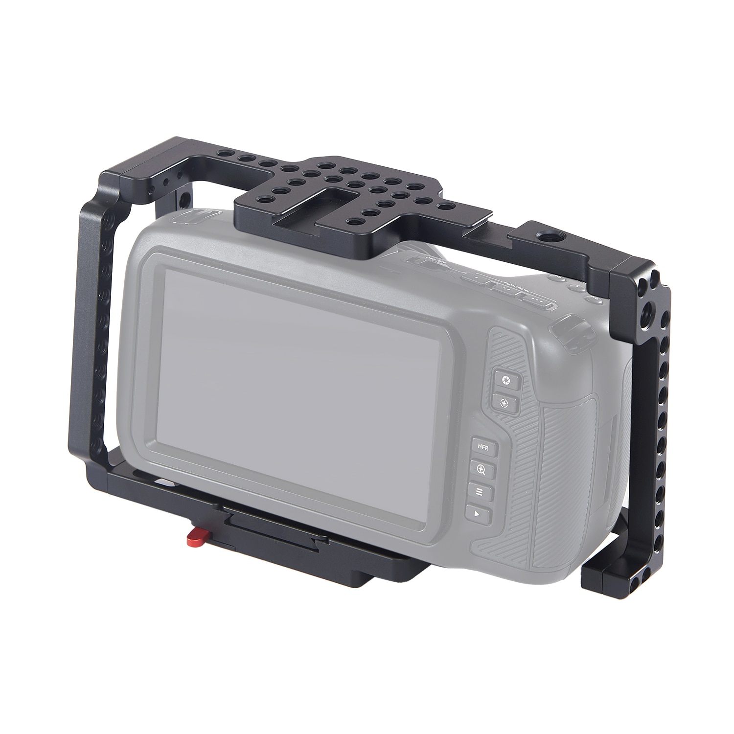 Andoer Camera Kooi Video Film Movie Maken Kooi Met Quick Release Plaat 1/4 Inch 3/8 Inch Schroefdraad Gaten Koud Schoen mount