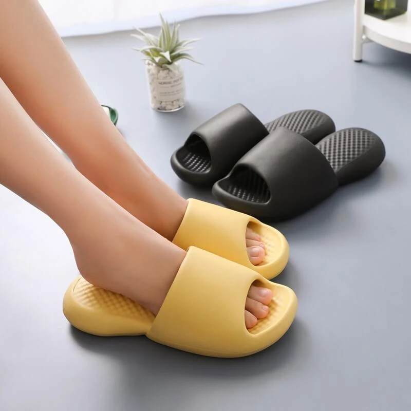 Ultra Cloud-Soft Slippers Men's Slippers Indoor Poop Shoes For Man Soft Summer EVA Sandals Mute Non-slip Women Fish Slides Bathr