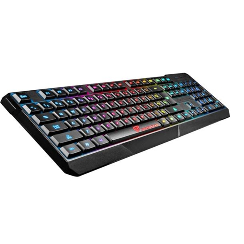 Motospeed K70 Waterproof Colorful LED Illuminated Backlit USB Wired Keyboard mechanical keyboard keys A30