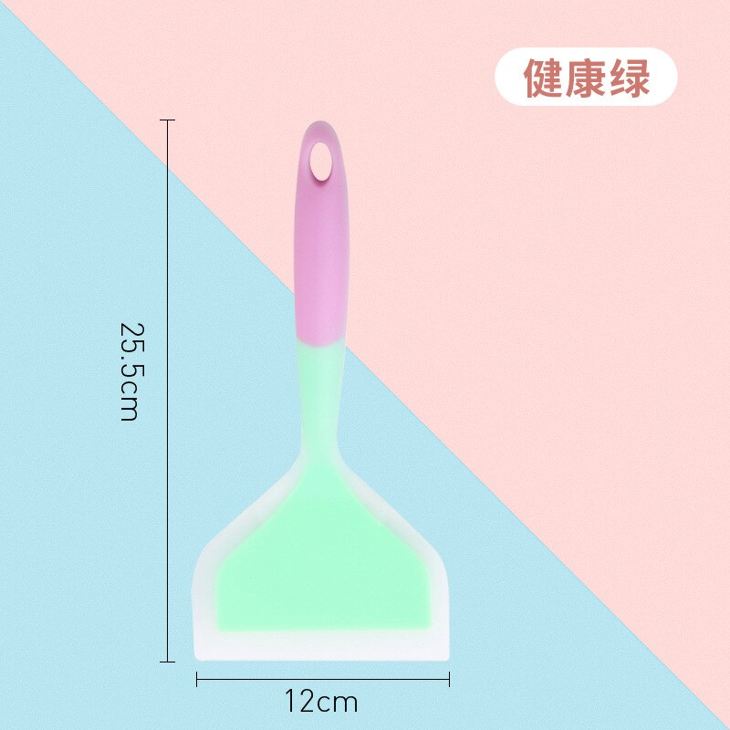 Kitchen Scraper Baking Yuzi Burnt Silicone Spatula Wide Mouth Pizza Spatula Steak Non-stick Silicone Spatula Kitchen Accessories: 7