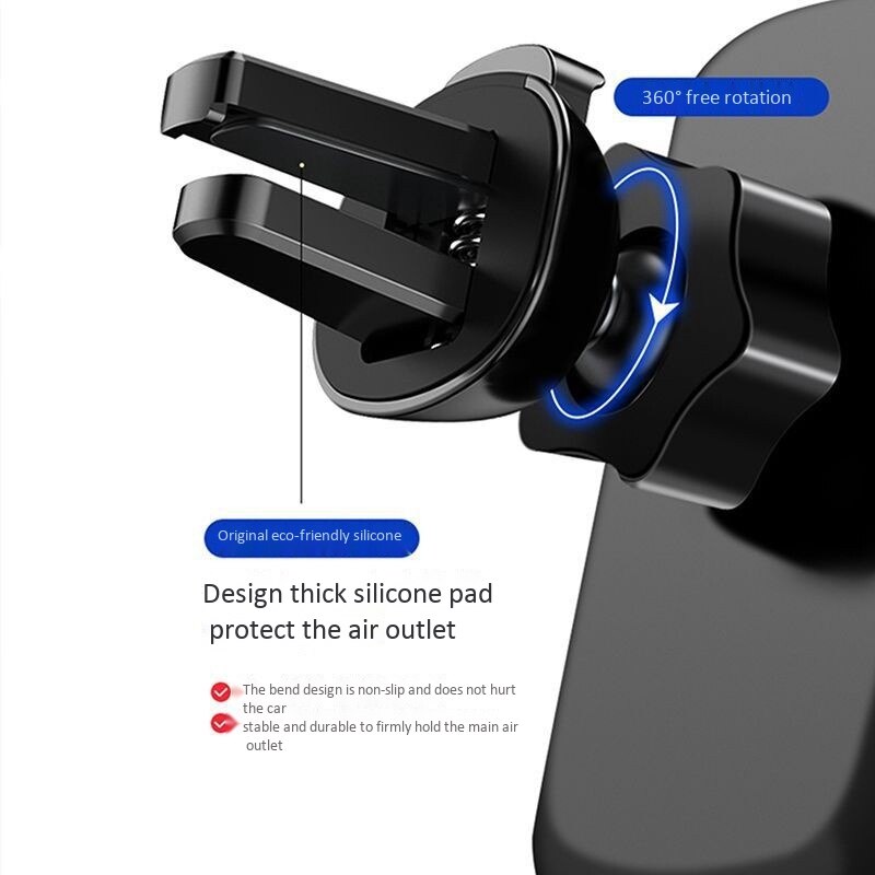 Auto Draadloze Oplader Inductie Auto Mount Snelle Draadloze Opladen Voor Air Vent Mount Phone Houder