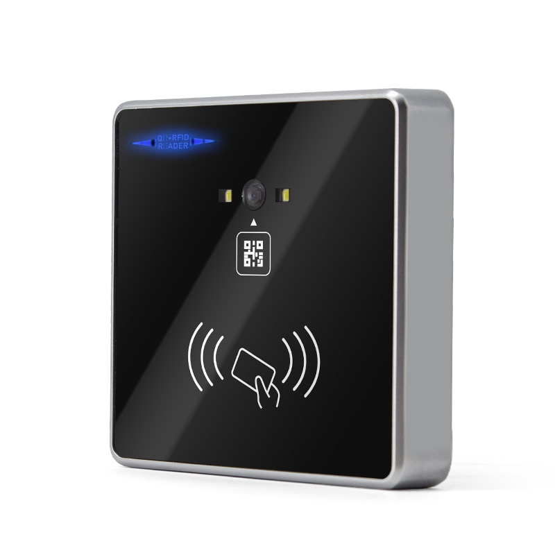 Lecteur de code à barres RFID 2D QR contrôle d'accès lecteur Wiegand Interface TTL RS232 RS485 12V 125Khz 13.56mhz