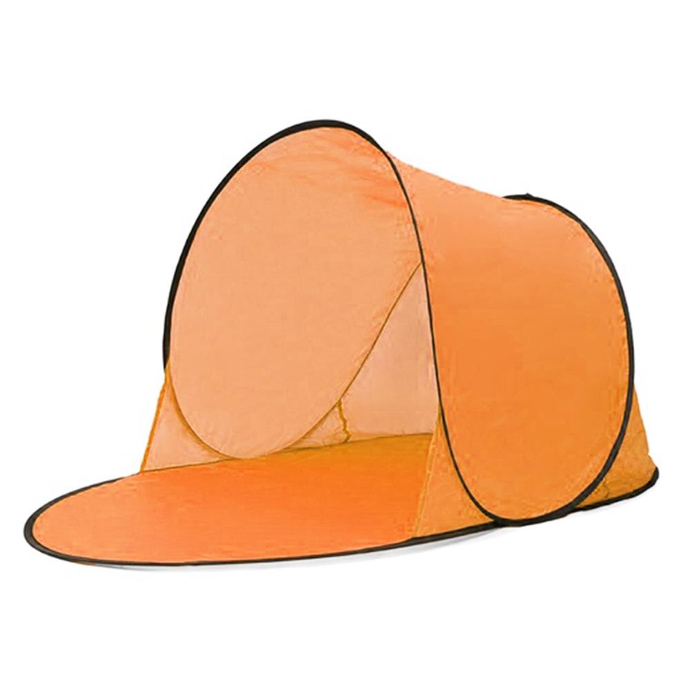 Pop Up Tent Sun Shelters Summer Cooling Polyester Durable Water Beach Tent Portable Camping Tent Outdoor Travel Hiking: Orange