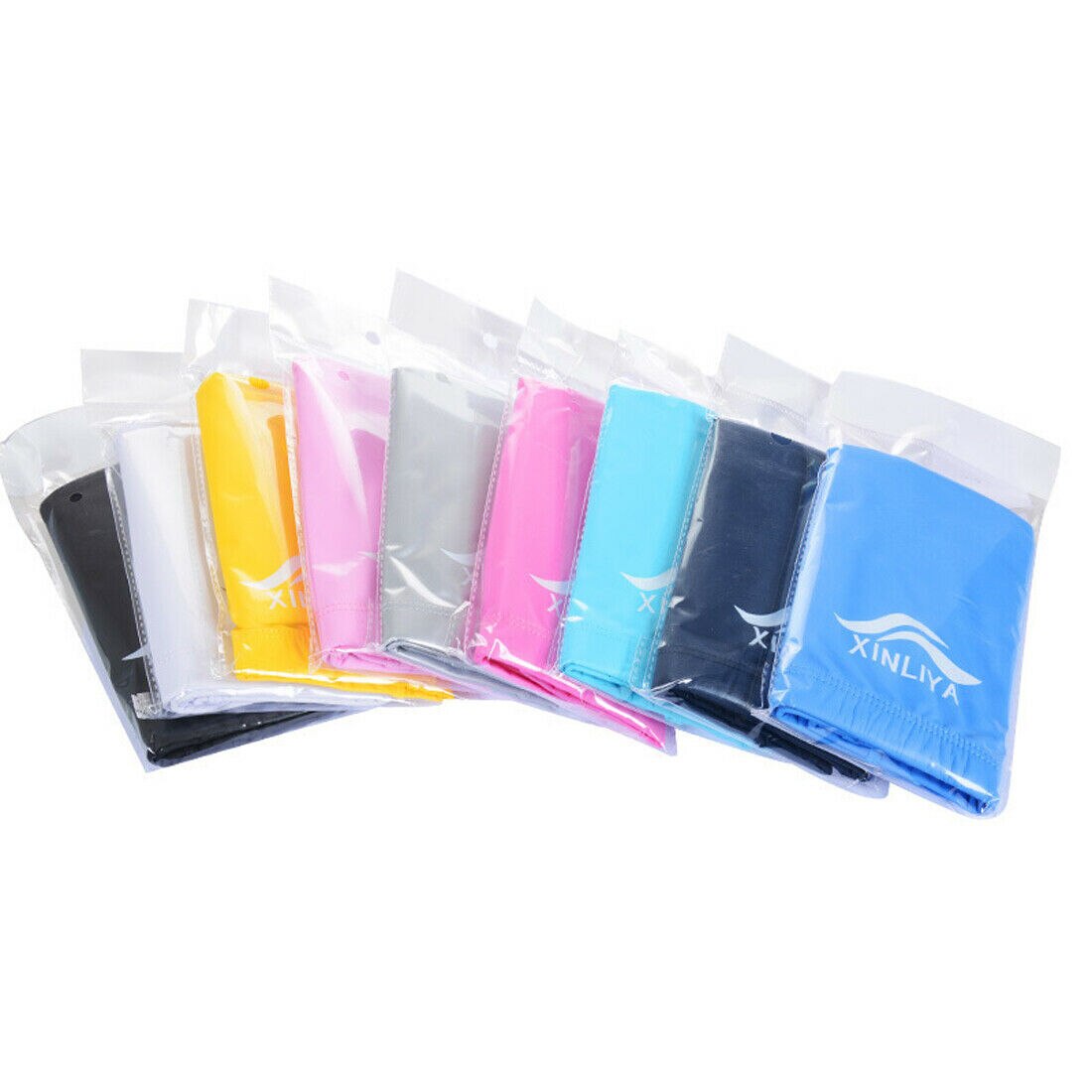 Waterproof Silicone Swim Cap Hat for Men Women Long Hair Ear Protection Swimming Caps