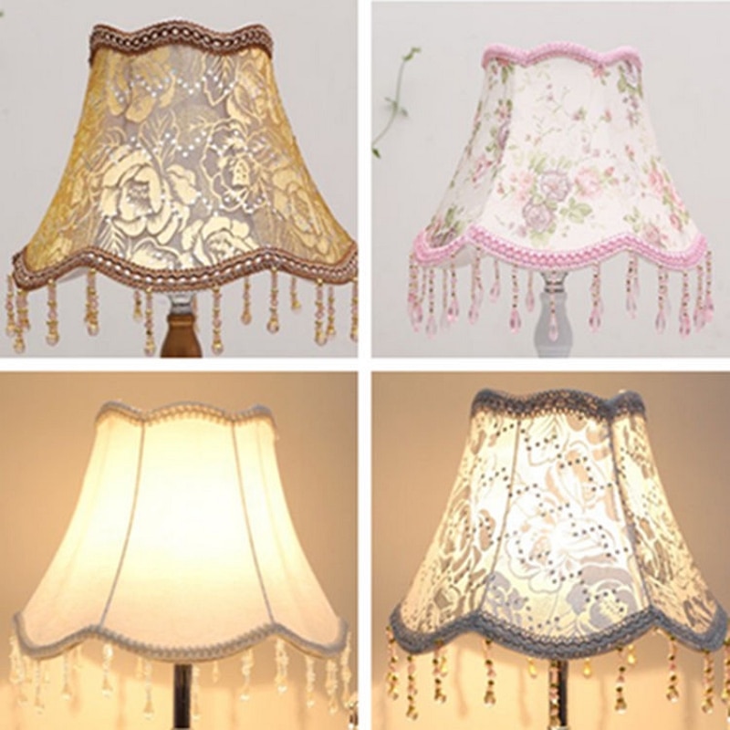 Lwuey Small Lamp Shade, Tree Shadow Lampshade E27 E26 Wrought Iron - View #2