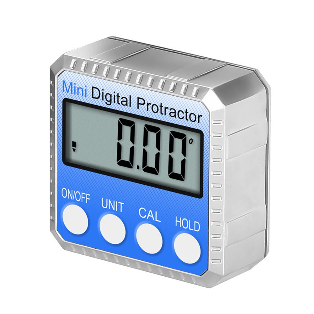360 Mini Digital Protractor High Precision Electronic Goniometer Inclinometer Digital Level Angle Finder Angle Measurement Box: A