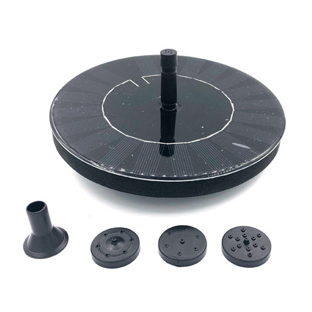 Solar Fontein Zonne-energie Vogelbad Fontein Met Ingebouwde Batterij Vrijstaande Water Drijvende Pomp Voor Tuin Zwembad Outdoor